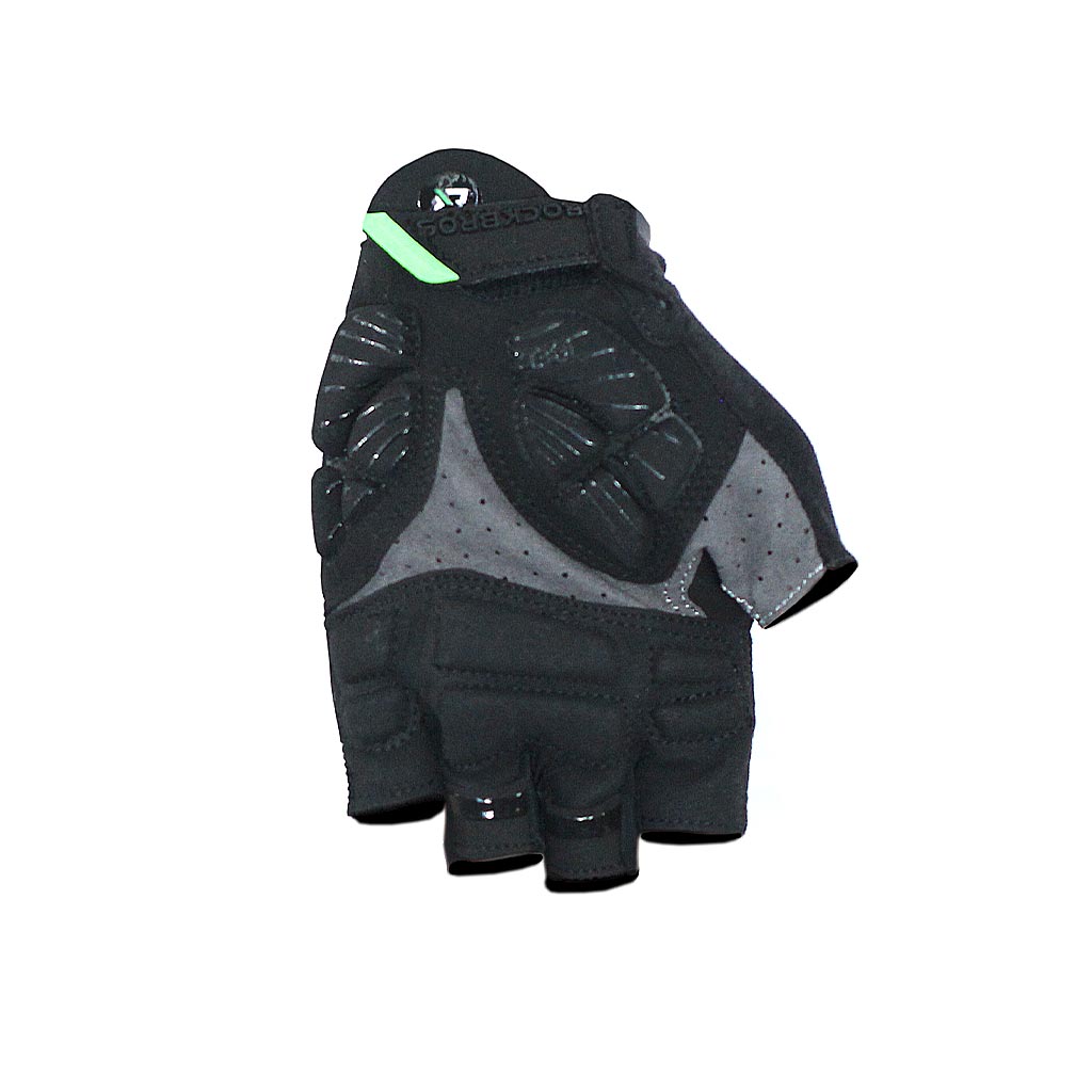 Guantes ROCKBROS Dedo corto con malla de gel | Color Negro y Gris - Raudor ¡Rompe tu propio récord!
